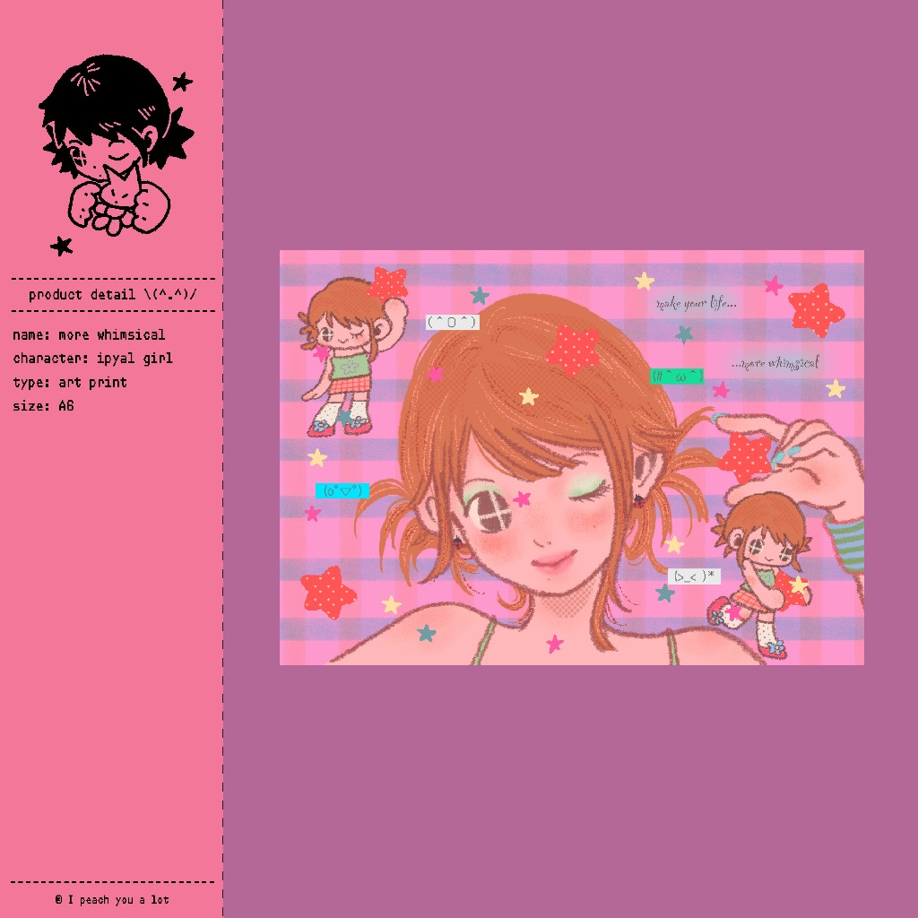 make ur life more whimsical / artprint / A6
