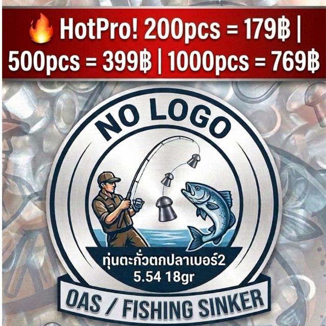 ตะกั่วเบอร์2 ทุ่นตะกั่วตกปลาเบอร์2