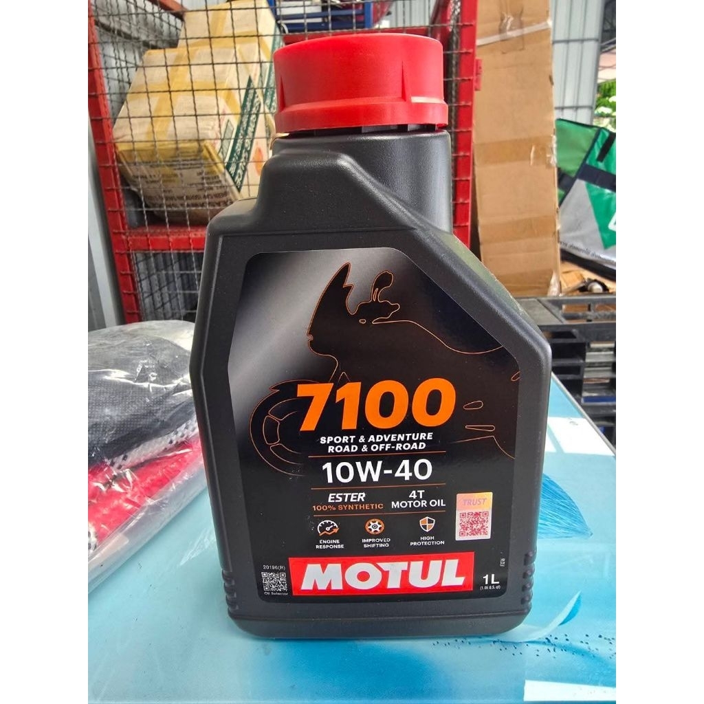MOTUL 7100 10W-40 Ester Technology น้ำมันเครื่องสังเคราะห์แท้ 100%