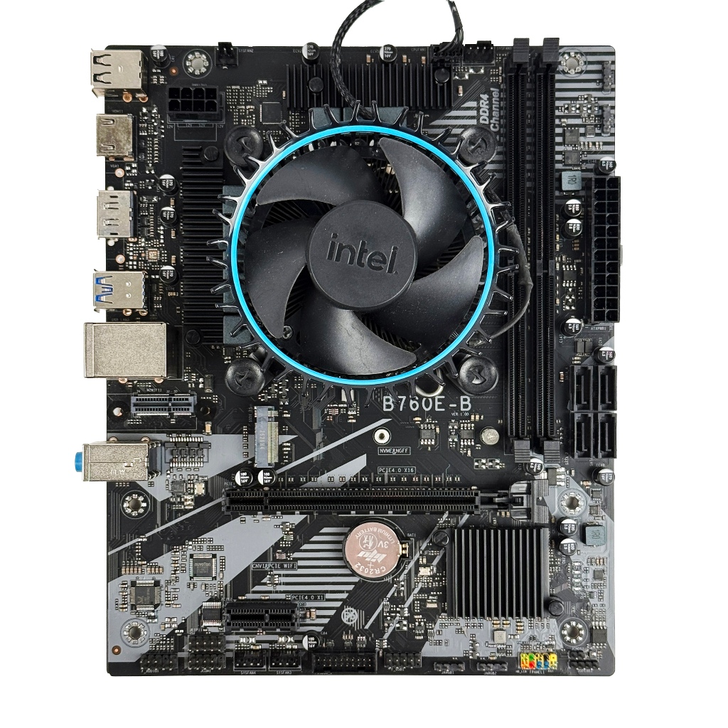 [มือสอง] เซ็ตสุดคุ้ม! CPU Intel i3-13100 พร้อมเมนบอร์ด ONDA B760E-B ประกัน 3 เดือน