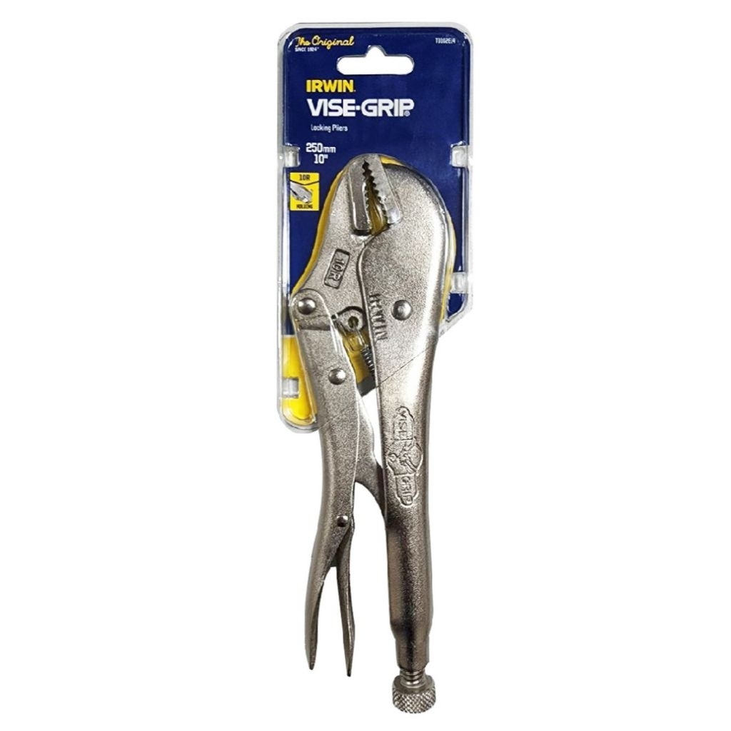IRWIN​ VISEGRIP T0302EL4 7R คีมล็อคปากตรง​ 7" คีมล็อค7" คีมล็อคไว้ส์กริ๊ป​ 7R ของแท้