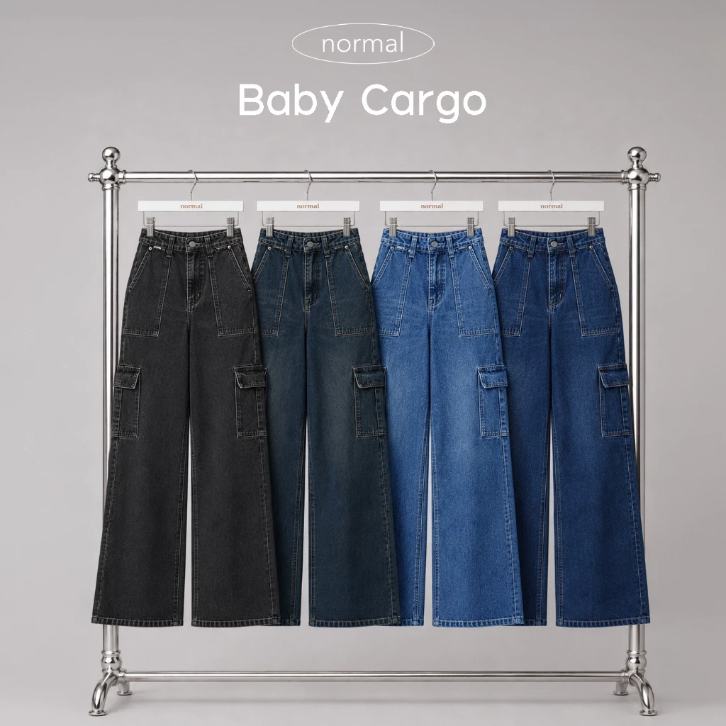 กางเกงขากระบอกคาร์โก้ รุ่น Baby Cargo