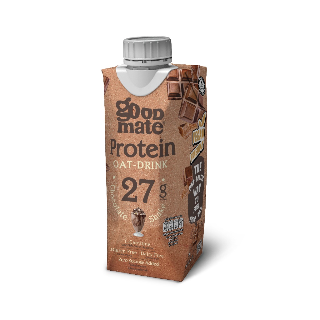 [สินค้าสำหรับแถม] Goodmate Protein Chocolate Shake กู๊ดเมท โปรตีน ช็อกโกแลต ขนาด 330 มล. (2 กล่อง )