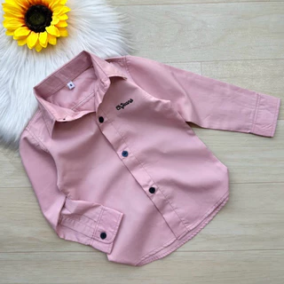 เสื้อเชิ้ตเด็ก คอปก พร้อมส่งจ้า