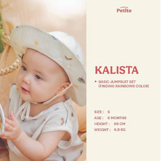lookbookpetite x saeson | basic jumpsuit set สี rainbow dream, pink daisy field, Golden daisy field, finding rainbow