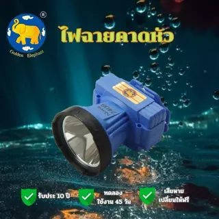 Nova-2408 ไฟฉายคาดหัว ไฟฉายติดหมวก ไฟฉายกรีดยาง แสงแรง แบตอึด ชาร์จ ปรับแสงได้ ใช้งานนาน สำหรับชาวสวนยาง ทำงานกลางคืน