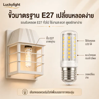 【รูปแบบใหม่】โคมไฟผนังภายนอก สไตล์ยุโรป ขั้ว E27 กันแดดกันฝน สำหรับหน้าบ้าน ระเบียง ทางเดิน