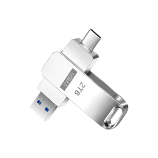 แฟลชไดรฟ์ Type-C/Micro USB 512GB/1TB ใช้กับโทรศัพท์และคอมพิวเตอร์ รองรับทุกระบบ ไม่ต้องติดตั้งแอป