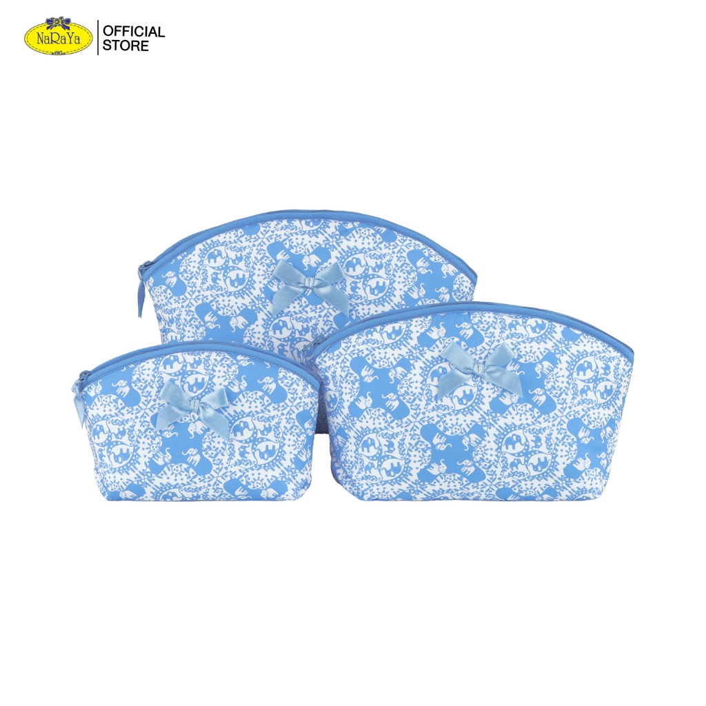 NaRaYa Cosmetic Bags กระเป๋าเครื่องสำอาง (เซต 3 ชิ้น) NB-84/LMS