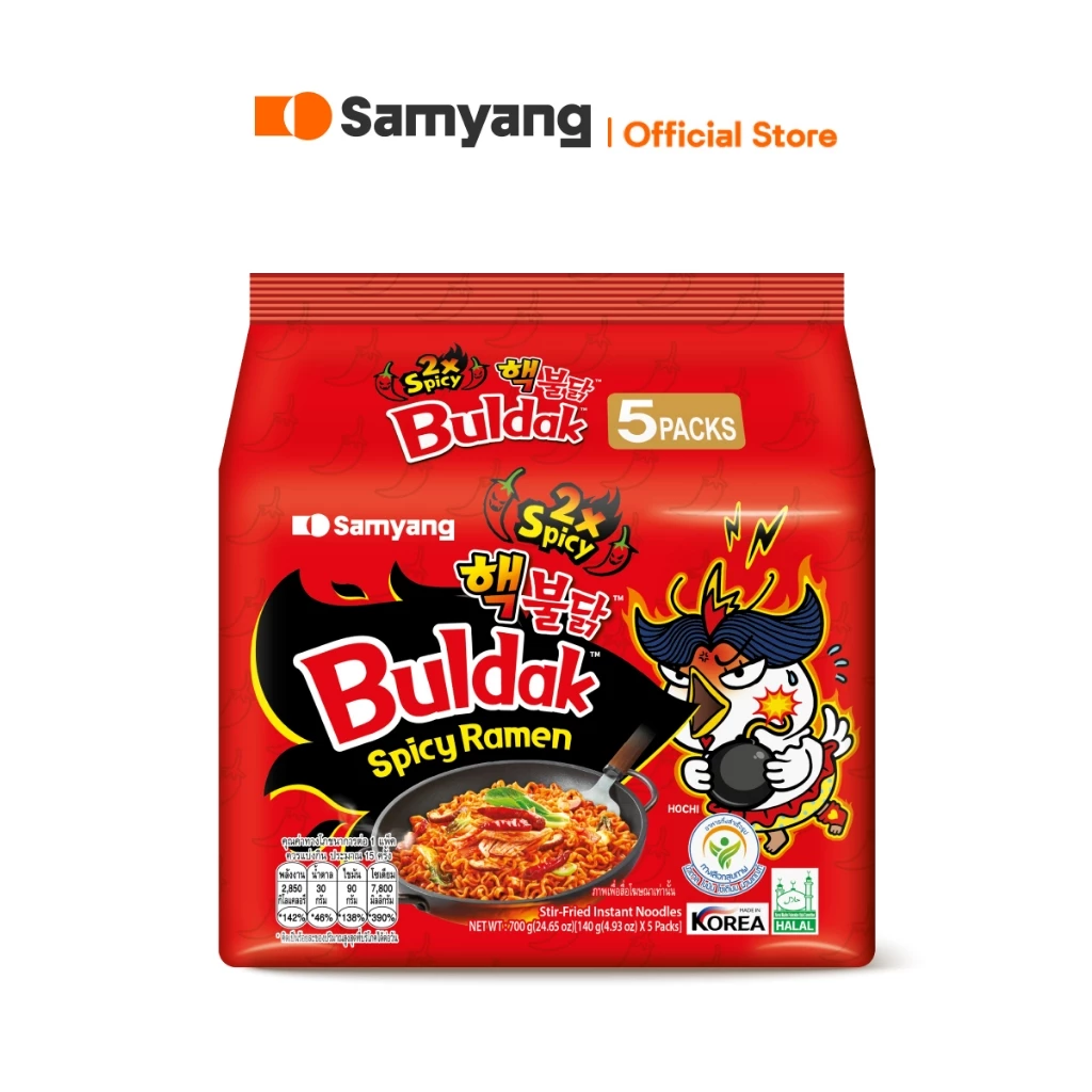 [แพ็ก 5] Samyang Buldak ซัมยัง บูลดัก บะหมี่กึ่งสำเร็จรูป เลือกรสชาติ thumbnail 6
