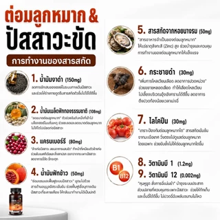 ต่อมลูกหมากโต ฉี่ติดขัด โพรส แม็กซ์ Pros Max (ตรา ดี-ไลฟ์) 9สกัดเย็น ดูแล ต่อมลูกหมาก ชาย