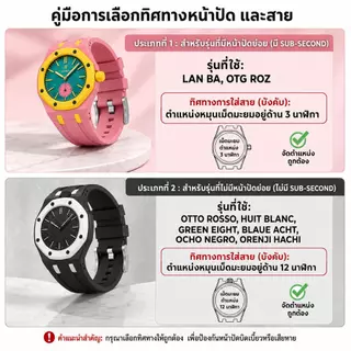 เคสสายนาฬิกา AP x SWATCH Royal Pop 8 สี PC Case Silicone พร้อมส่ง
