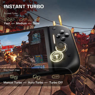 Local NYXI Hyperion 3 ตัวควบคุมสำหรับ Switch2 ไร้สาย แม่เหล็ก 9-Gyro Turbo Vibration
