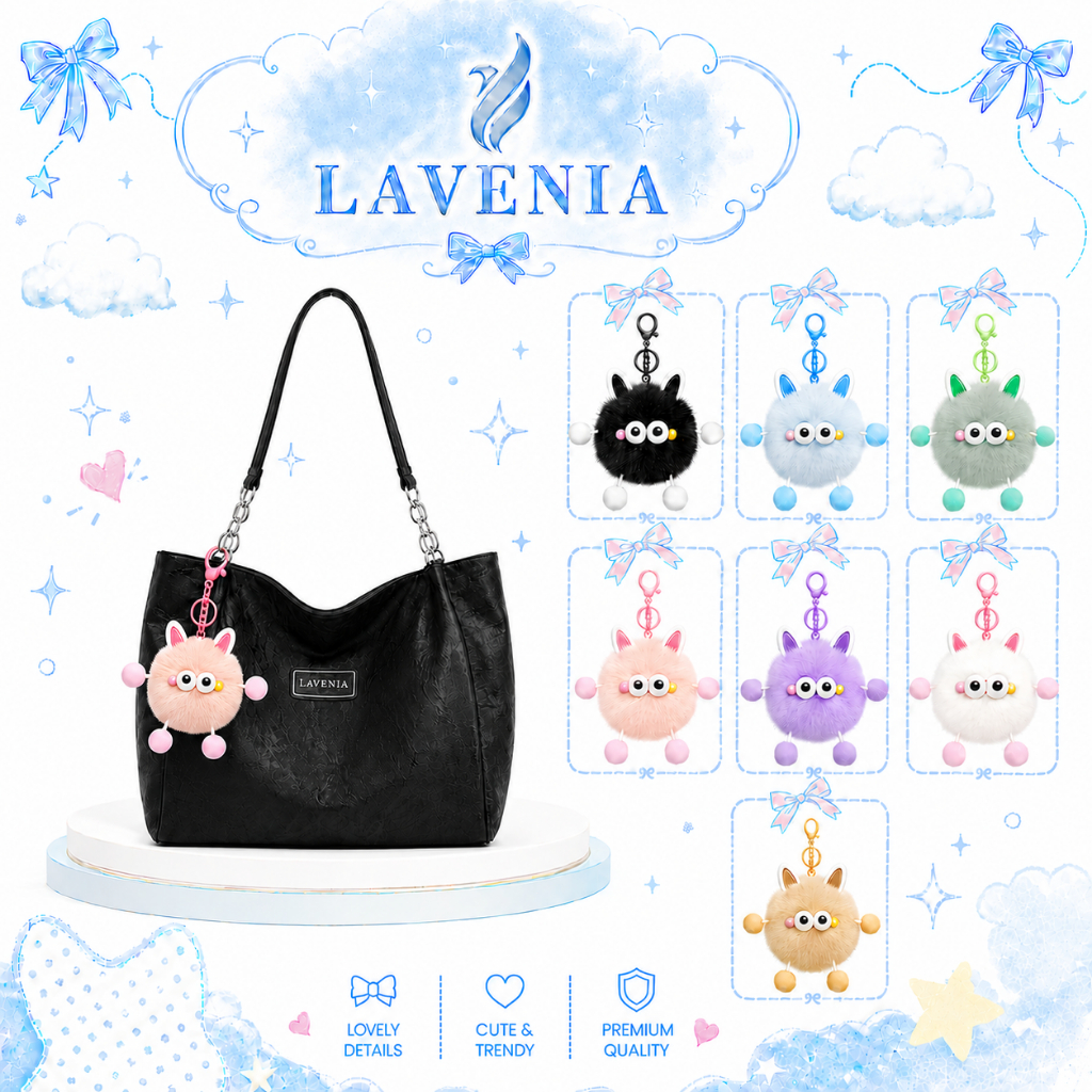 หม่ล่าสุด LAVENIA กระเป๋าสะพายไหล่ผู้หญิง ดีไซน์เรียบหรู จุของได้เยอะ หนัง ทรงโท้ทสายโซ่ กระเป๋าถือผู้หญิงแฟชั่นเกาหล