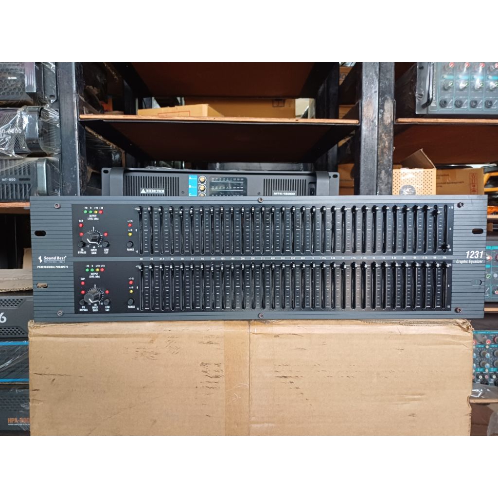 EQ SoundBest ปรับเสียง 2ชั้น สไลค์ยาว SoundBest EQ-1231