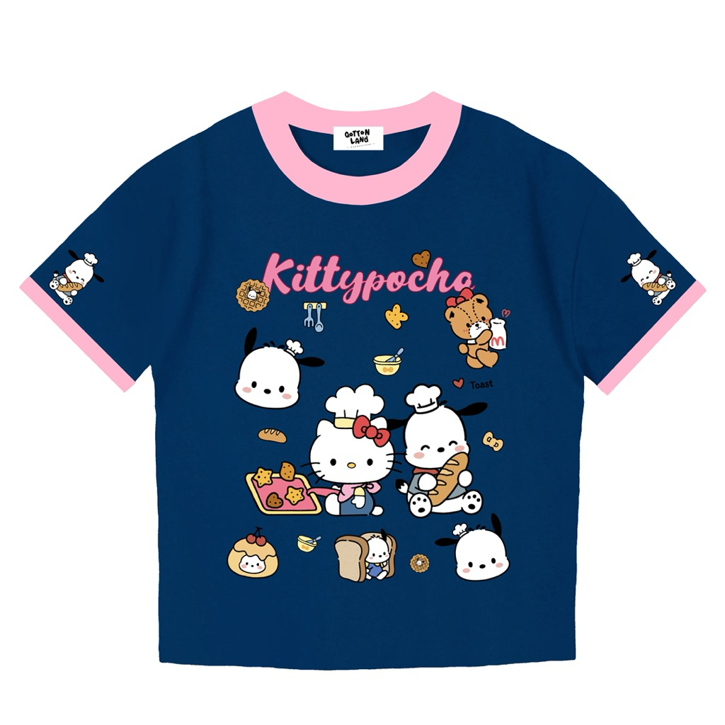 เสื้อครอป อก38“ คิตตี้โปชัคโกะ