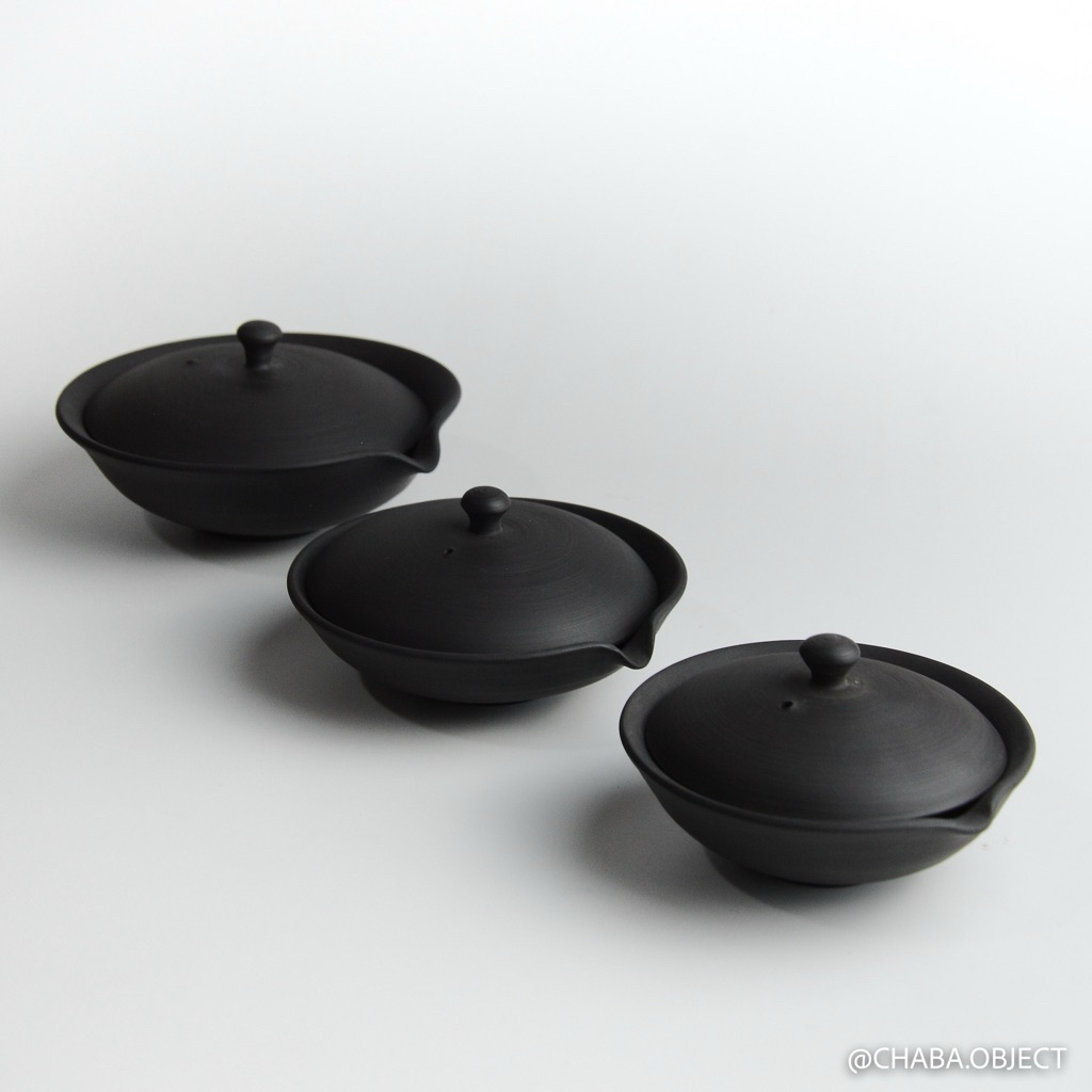 Gyokko Kurosujibiki Shiboridashi [Tokoname Yaki] สำหรับชง Gyokuro [พร้อมส่ง] 40/60/80ml