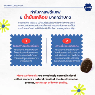 HORMM BRAZIL DECAF Swiss Water 🇧🇷 บราซิลดีแคฟ(สกัดคาเฟอีน) เกรดพรีเมียม