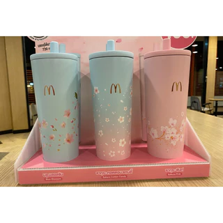 โค้งสุดท้าย✅พร้อมส่ง✅แท้💯ใหม่!JAPANESE 𝖡𝗅𝗈𝗌𝗌𝗈𝗆Collection𝖳𝗎𝗆𝖻𝗅𝖾𝗋แก้วทัมเบลอร์Limited EditionMcDonald’sแก้วเก็บความเย็น