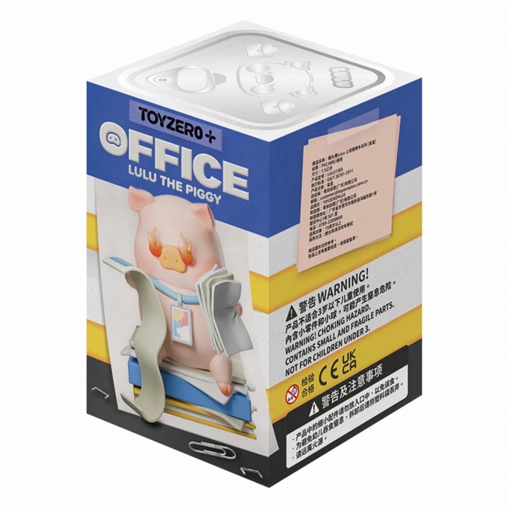 (สุ่ม/พร้อมส่ง🇹🇭) โมเดลหมู ลูลู  LULU The piggy office series