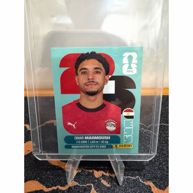 🔥ขายปล่อยสติกเกอร์สะสม Panini Fifa World Cup2026- Omar Marmoush (ดาวยิงทีมชาติอียิปต์)