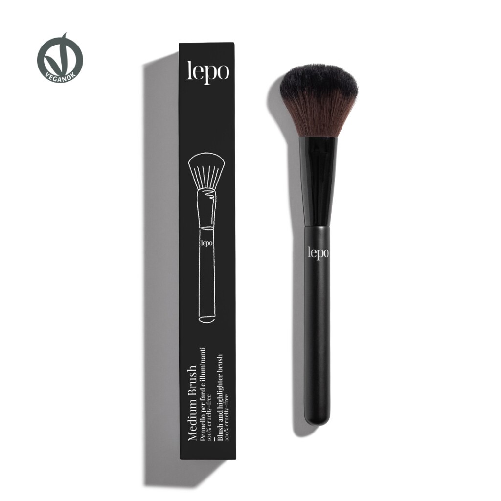 Geyer Haus LEPO Medium brush แปรงสำหรับปัดบลัชออน ไฮไลต์ และคอนทัวร์ Vegan Made in Italy
