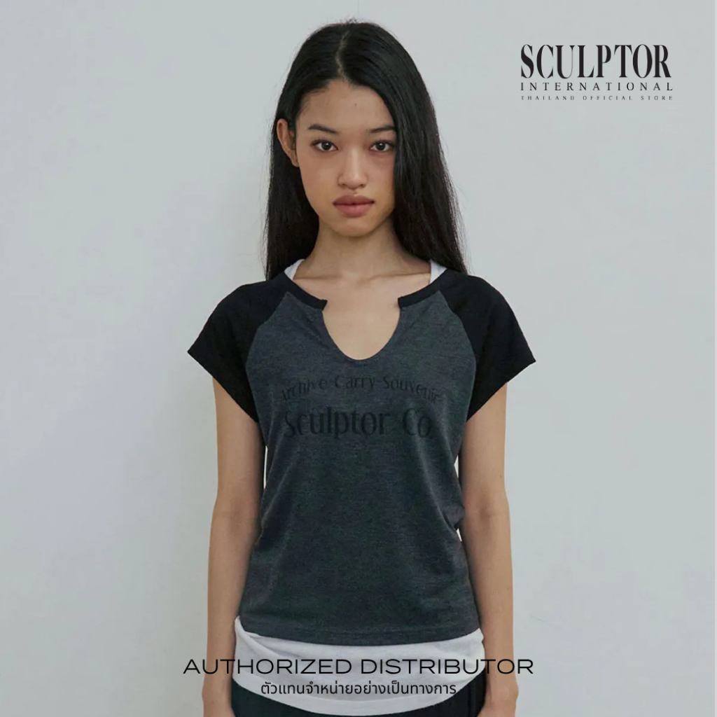 SCULPTOR® เสื้อยืด Archive Raglan Tee