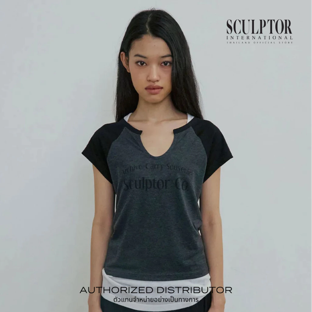 SCULPTOR® เสื้อยืด Archive Raglan Tee