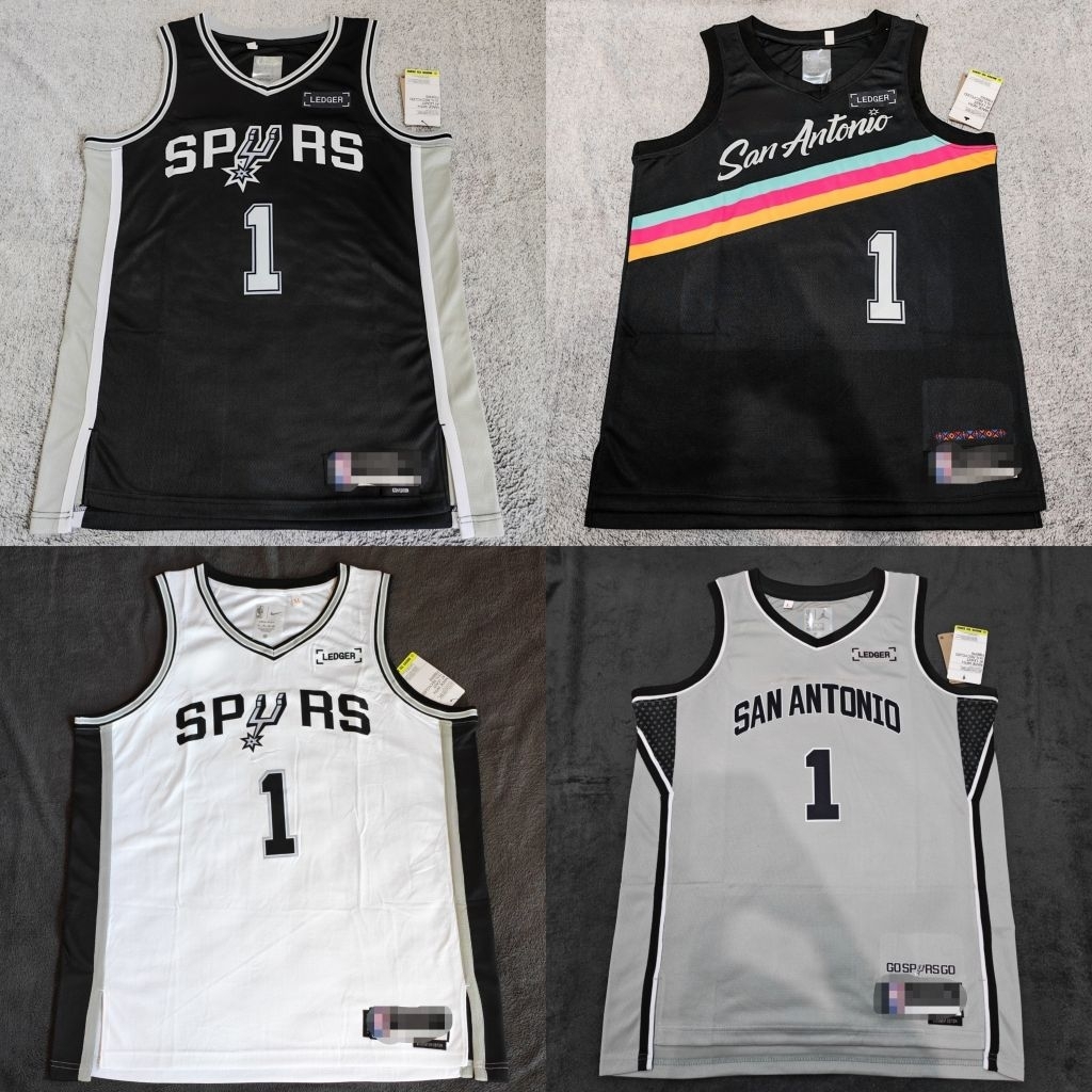 🇨🇷เสื้อบาส NBA ทีม Spurs งานอัดร้อน WEMBANYAMA
