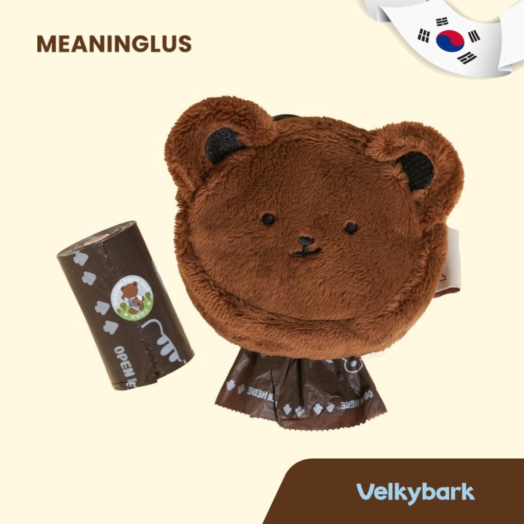 VELKYBARK [พร้อมส่ง] Meaninglus 🇰🇷 Gosomi Poop Bag Pouch กระเป๋าใส่ถุงเก็บอึสัตว์เลี้ยง ถุงเก็บมูลสัตว์ เกาหลี น่ารัก