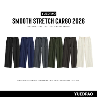 Yuedpao Smooth Stretch Long Cargo Pants กางเกงคาร์โก้ขายาว กางเกงเดินป่า แคมป์ปิ้ง ผ้าหนาทรงสวย ยับยากรีดง่าย