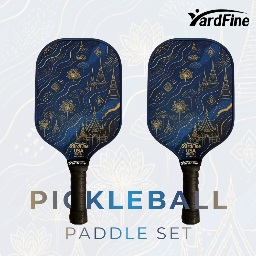 Pickleball Paddle  ไม้พิคเคิลบอลคุณภาพดีจากแบรนด์ YARDFINE-YB10.5-13 ผิวหน้าไฟเบอร์กลาส หนา 10.5มม.