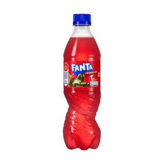 [จัดส่งเฉพาะกทม. ปริมณฑลและชลบุรี]แฟนต้า น้ำอัดลม น้ำแดง 500 มล. 24 ขวด Fanta Soft Drink Strawberry (Red) 500ml Pack 24