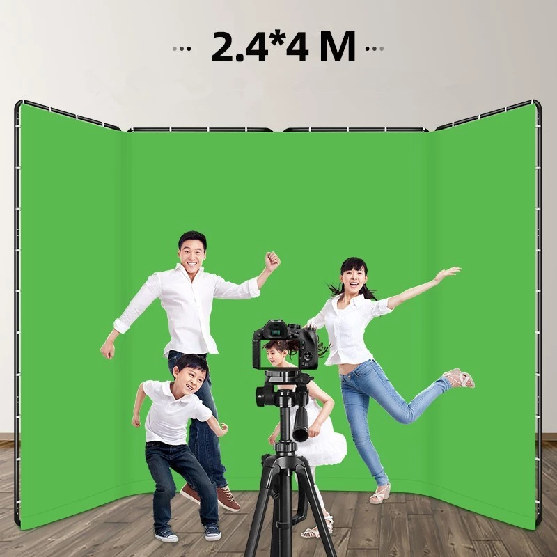 ฉากหลัง Green Screen Studio Background ขนาด 4x2.4 เมตร thumbnail 3