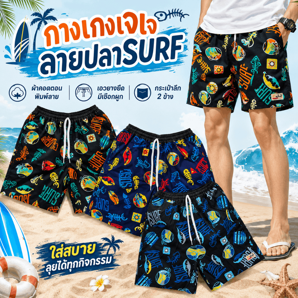 กางเกงเจเจไซส์ M/L/XL ลาย"นาฬิกาปลุก" ร้านคละสีให้ ผ้านิ่มหนาใส่สบายทั้งผู้ชายผู้หญิง เชือกรูดได้จริงมีกระเป๋า 2ข้าง
