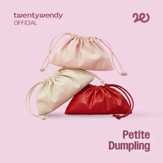 twentywendy Petite Dumpling | กระเป๋าหูรูดหนังวีแกน (PU Leather) ดีไซน์มินิมอล น้ำหนักเบา พกพาสะดวก จุของได้อย่างจุใจ