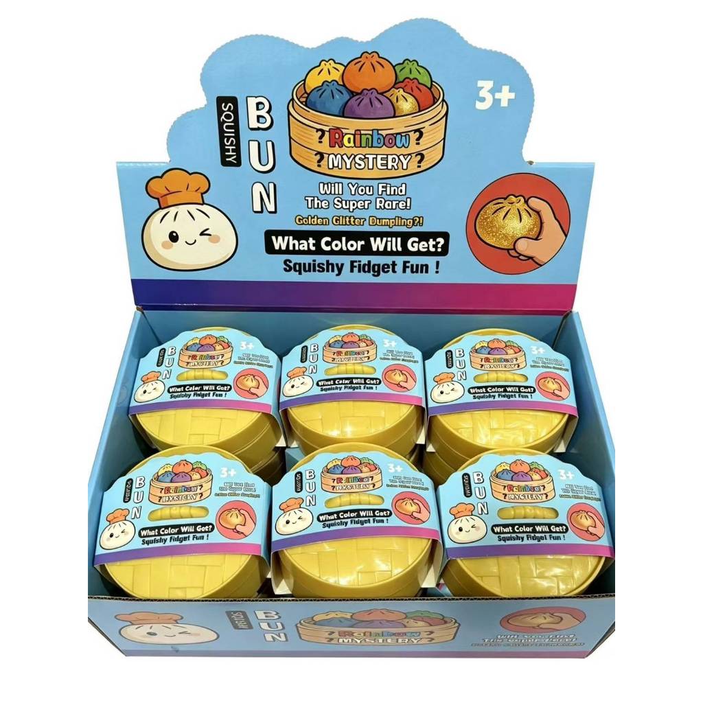 ของเล่นรูปทรงซาลาเปามีหลายสีรา   BUN