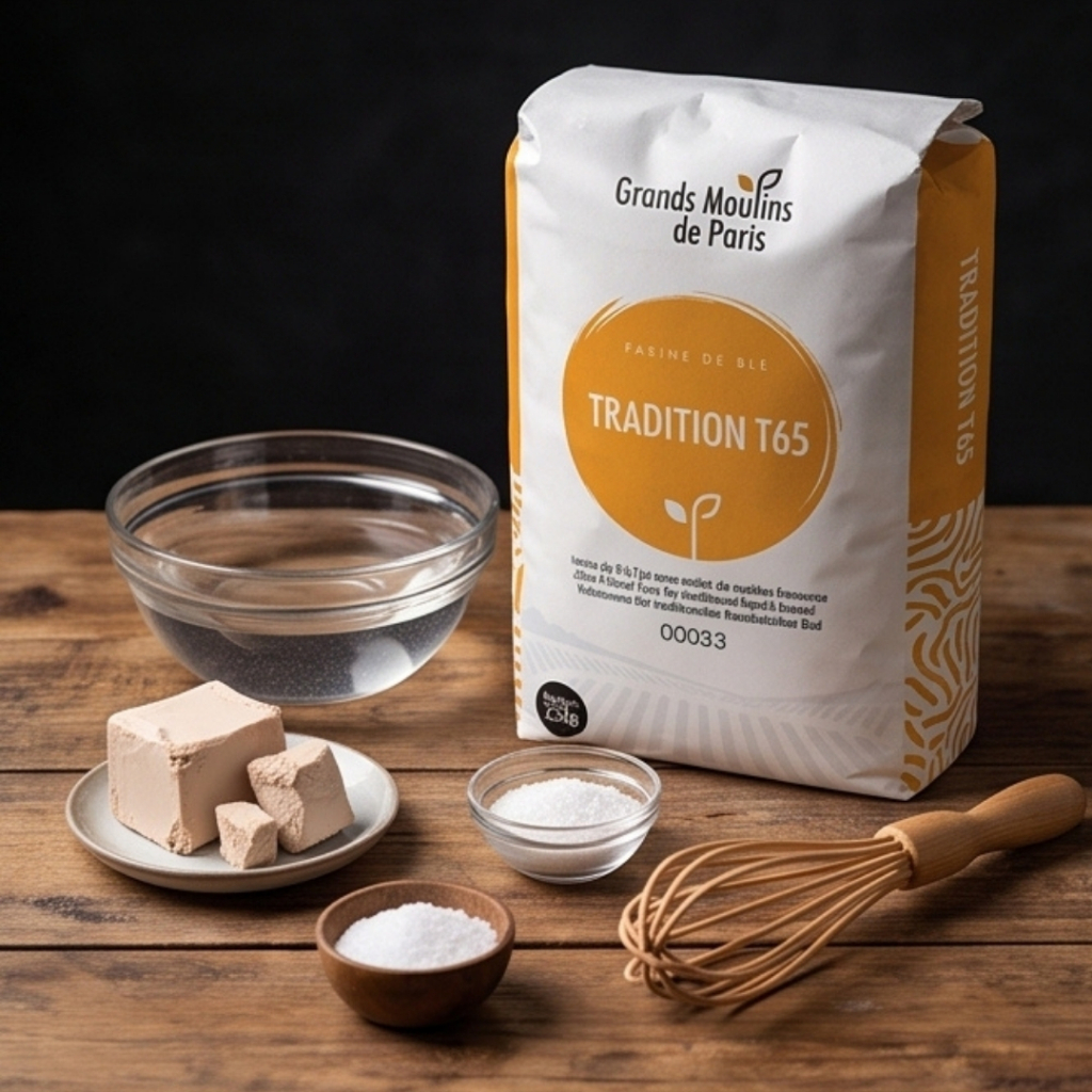 (แบ่งขาย) แป้งฝรั่งเศส T65 Tradition GMP แป้งทำบาเก็ตต์/ซาวโดว์ เปลือกกรอบ เนื้อสีครีม นำเข้าจากฝรั่งเศส