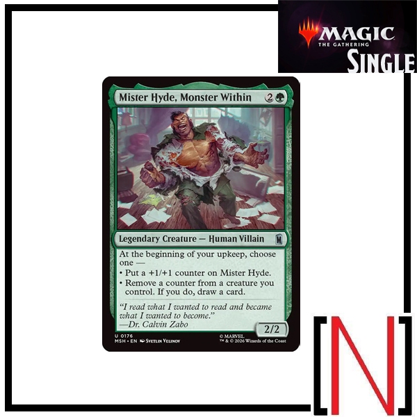 [MTG][Single][MSH] Mister Hyde, Monster Within ระดับ Uncommon [ภาษาอังกฤษ]