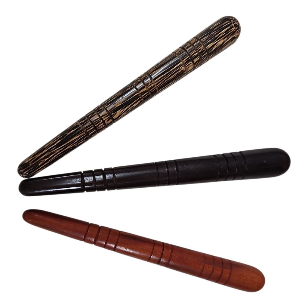 JVไม้นวดกดจุดไม้ธรรมชาติ สำหรับนวดฝ่าเท้า มือ ใบหน้า และร่างกาย (Wooden Acupressure Massage Stick)