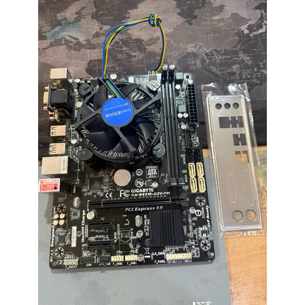เมนบอร์ดพร้อมCPU i3 -4130 gen4