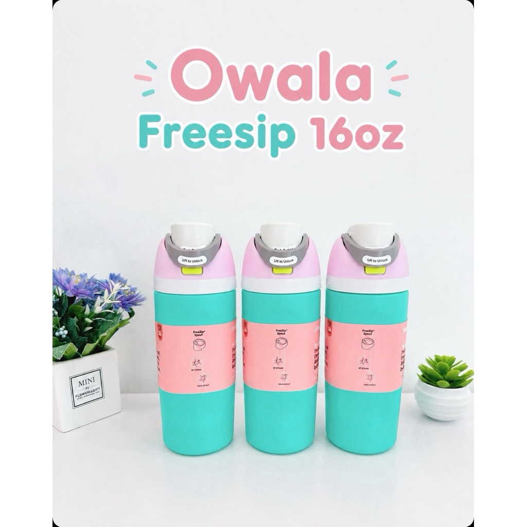 พร้อมส่งในไทย Owala FreeSip (Make Waves)