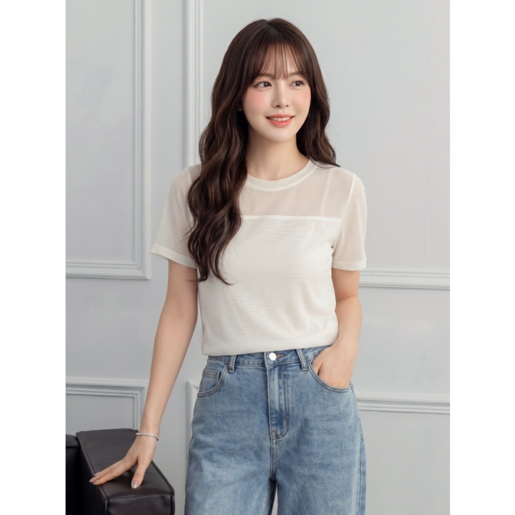(ส่งด่วน❗️) Qxico รุ่น CS293 เสื้อยืดซีทู เสื้อยืดแฟชั่นผู้หญิง