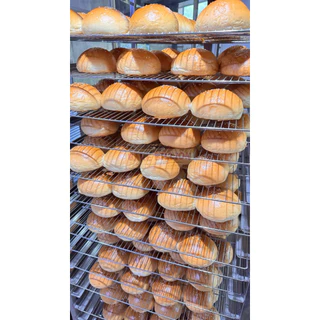 ขนมปังบริยอชเบอร์เกอร์ (โรยงา) Brioche Burger Bun Homemade บรรจุ 6 ก้อน