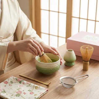 MIPH🍵 ชุดมัทฉะญี่ปุ่น 8 ชิ้น ถ้วยมัทฉะเซรามิก ถ้วยชงมัทฉะ ถ้วยมัทฉะน่ารัก