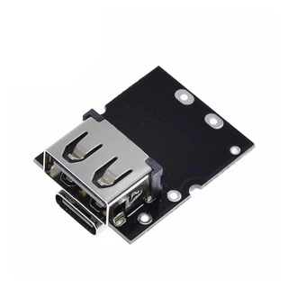 โมดูลชาร์จแบตเตอรี่ลิเธียม Type-C 5V 2A วงจรเพิ่มแรงดันไฟ Boost Converter Step-Up บอร์ดป้องกันแบตเตอรี่ พาวเวอร์แบงค์DIY