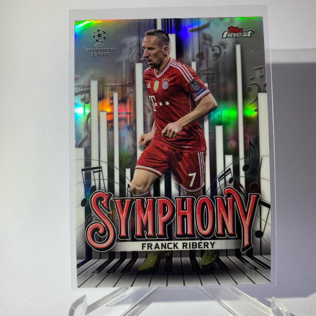 การ์ดนักฟุตบอล FRANCK RIBERY, BAYERN MUNCHEN, SYMPHONY ,TOPPS FINEST 2025, SY-5