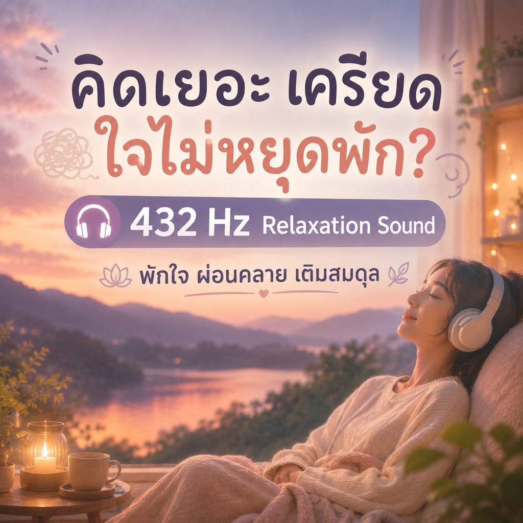 🔥วิจัยรองรับ คลื่นเสียง 432 Hz Relaxation Sound