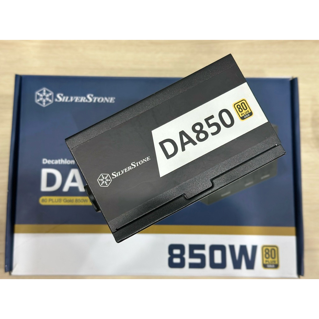 POWER SUPPLY (อุปกรณ์จ่ายไฟ) SILVERSTONE DA850 - 850W 80 PLUS GOLD (SST-DA850-G) (BLACK) (ATX) พร้อม