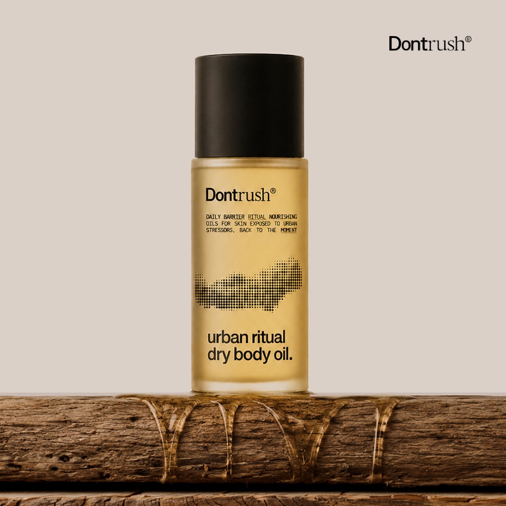 Dontrush ออยล์บำรุงผิวสูตรบางเบาขนาดพกพา - URBAN RITUAL DRY BODY OIL (Portable)